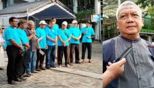 Direktur RSUD Jombang, dr Puji Umbaran saat sambutan sebelum penyembelihan hewan kurban dimulai.