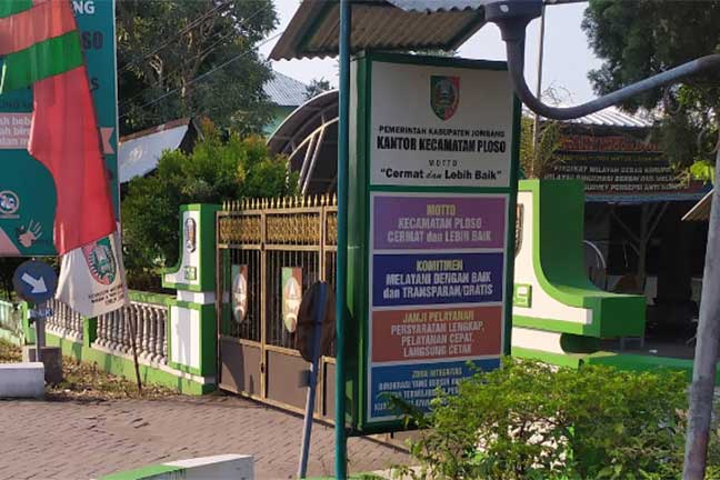 Kantor kecamatan Ploso, Kabupaten Jombang.
