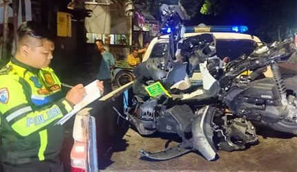 kecelakaan di kepuhkembeng ppeterongan jombang